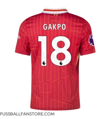 Liverpool Cody Gakpo #18 Replik Heimtrikot 2024-25 Kurzarm